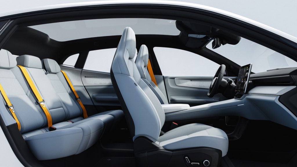 Polestar 4 Long Range Dual Motor interior