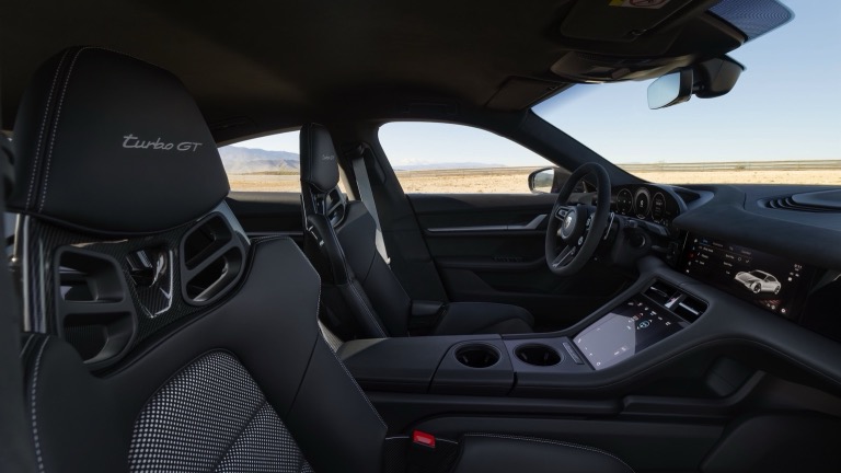 Porsche Taycan Turbo GT interior