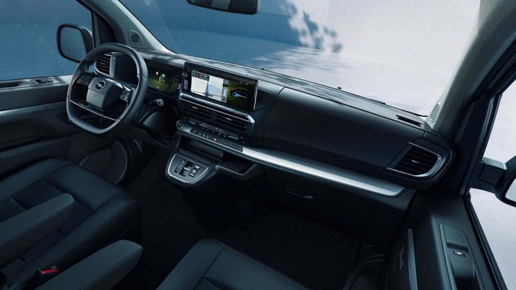 Vauxhall Zafira Electric 75 kWh interior